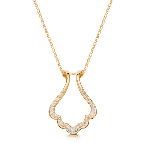 The Scallop Couture Ring Holder Necklace