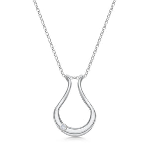 Personalized 925 Silver Ring Holder Necklace