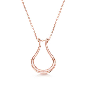 The Drop Ring Holder Necklace