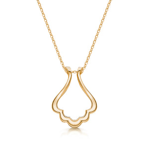 The Scallop Ring Holder Necklace