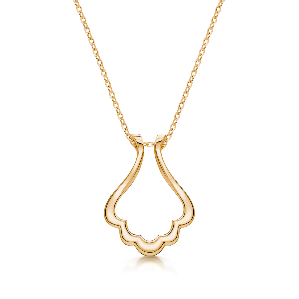 The Scallop Ring Holder Necklace – Emily C Jewelry